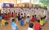 Giao lưu giữa Bộ môn Karatedo Trung tâm huấn luyện thi đấu tỉnh với Làng trẻ em SOS