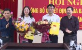 BTV Thành uỷ thành phố Thanh Hoá công bố quyết định phân công cấp uỷ, điều động và bổ nhiệm cán bộ