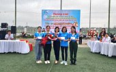 Hội LHPN phường Quảng Thịnh tổ chức Hội thi rung chuông vàng và đồng diễn dân vũ