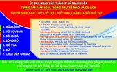 Thành phố Thanh Hóa triển khai chương trình thể dục thể thao, năng khiếu hè năm 2021