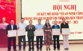  Thành phố Thanh Hoá: Sơ kết mô hình “Tổ an ninh công nhân” trong các doanh nghiệp FDI giai đoạn 2017 - 2023