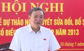 HĐND thành phố Thanh Hóa Lấy ý kiến góp ý Dự thảo Nghị quyết sửa đổi, bổ sung một số điều của Hiến pháp năm 2013