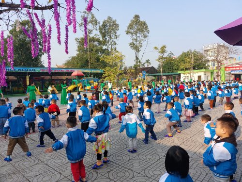 Trường Mầm non An Khang thành phố Tuyên Quang với phong trào tự làm đồ  dùng dạy học