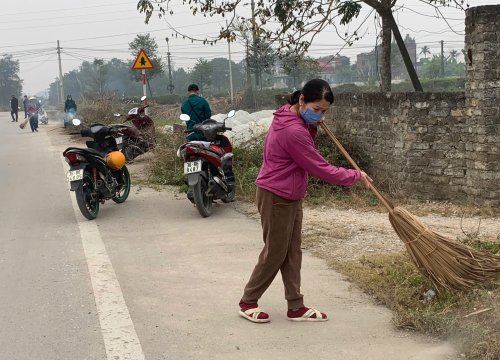 Các lực lượng ra quân tổng dọn VSMT.jpg